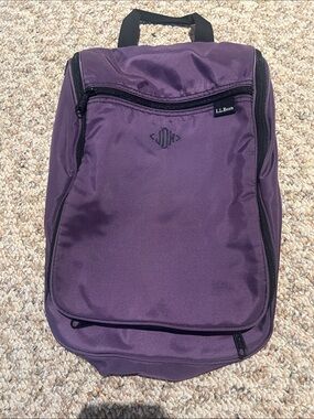 L.L. Bean Purple Travel Hanging Toiletry - Compact Men’s Carry Bag READ